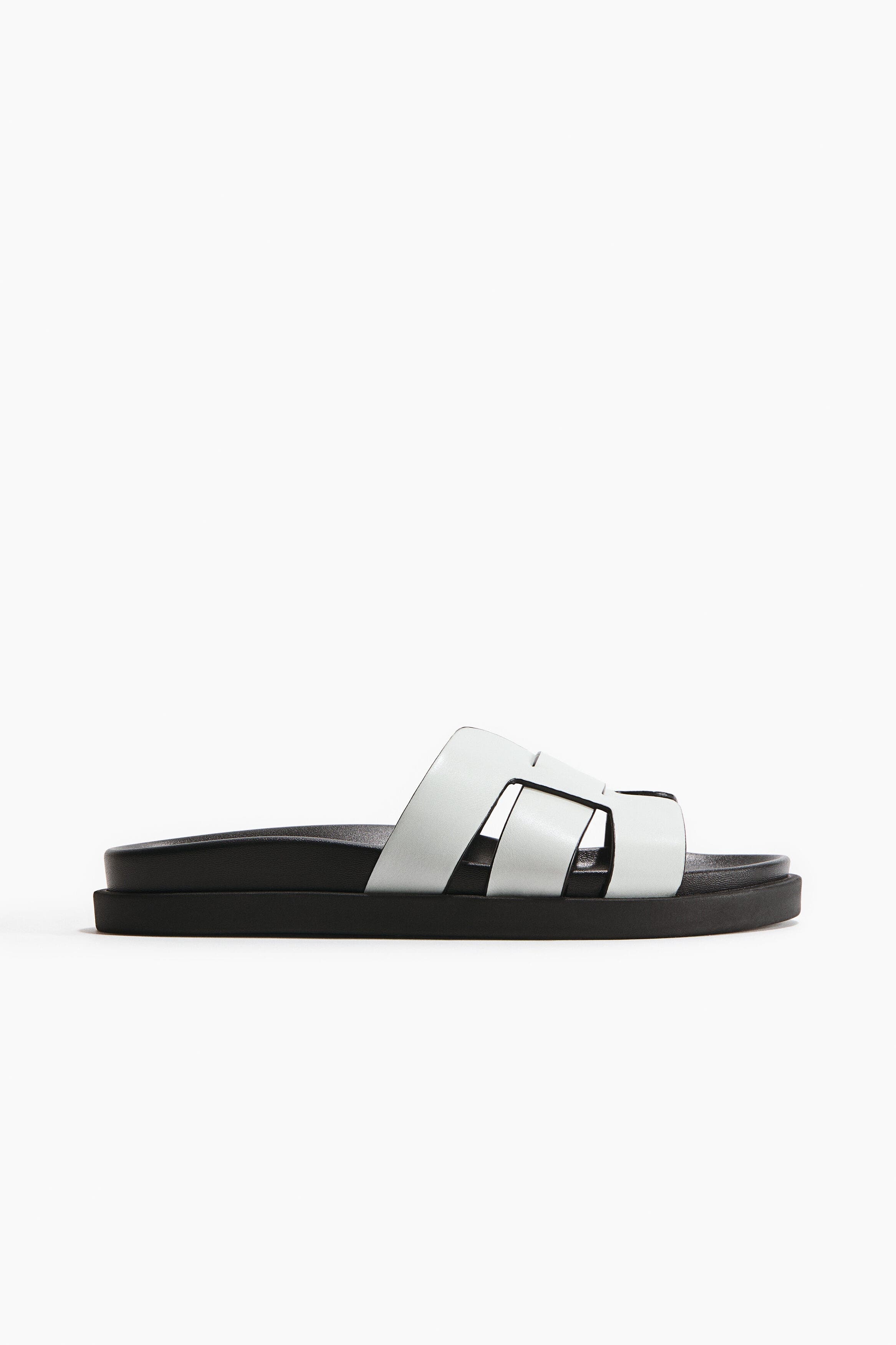 H&M Sandals, Alternate, color, White/Black