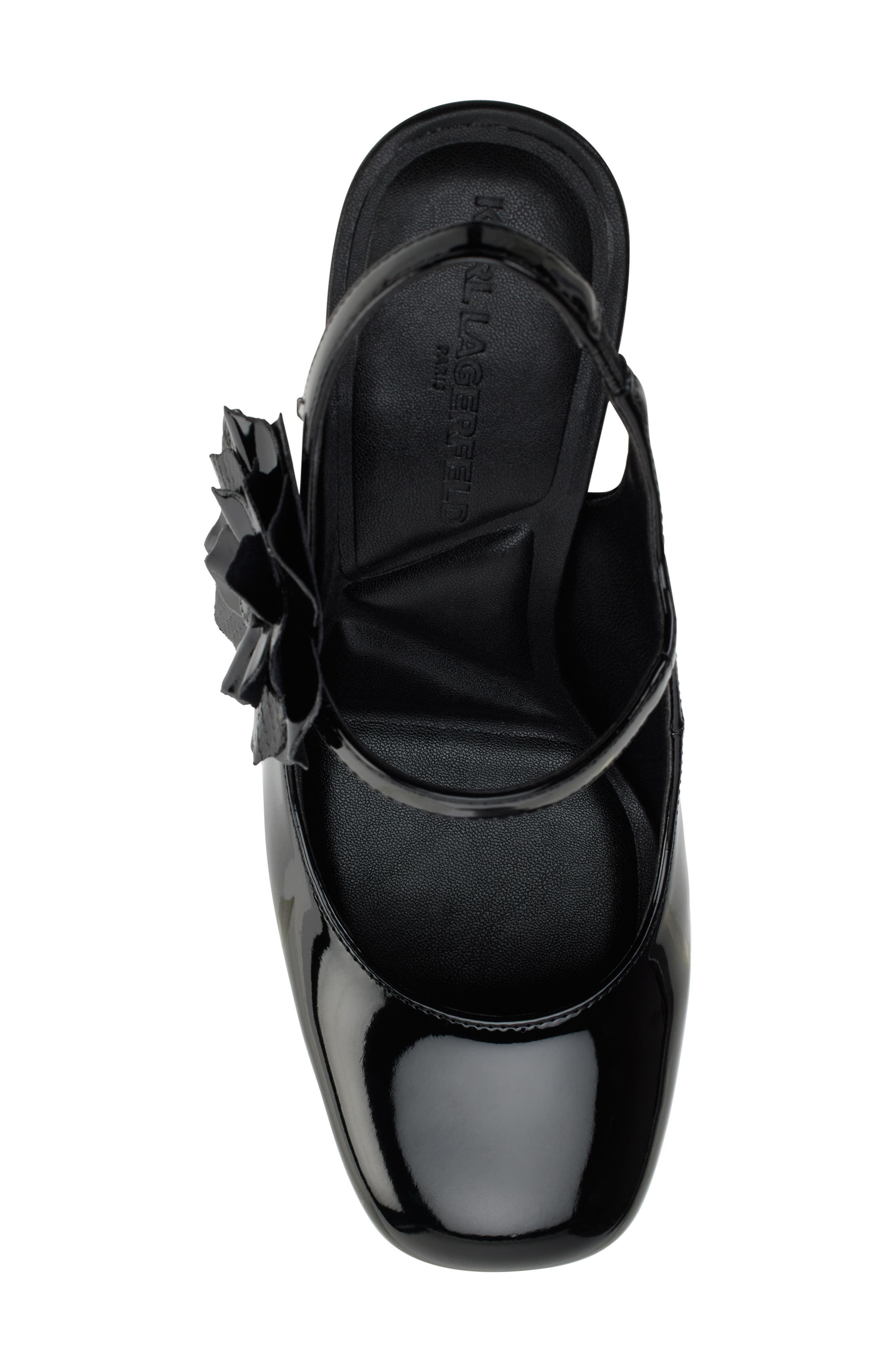 KARL LAGERFELD PARIS Pierra Slingback Pump, Alternate, color, Black