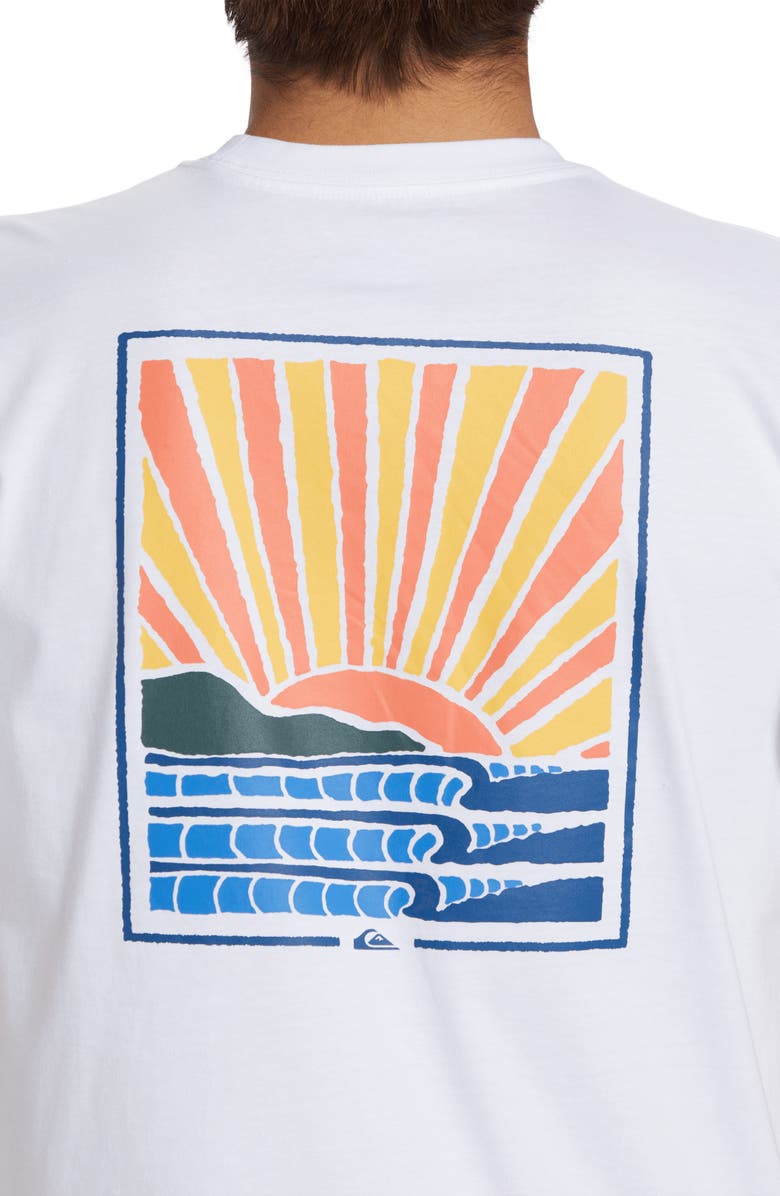 Quiksilver Sun Rays Graphic T-Shirt, Alternate, color, 