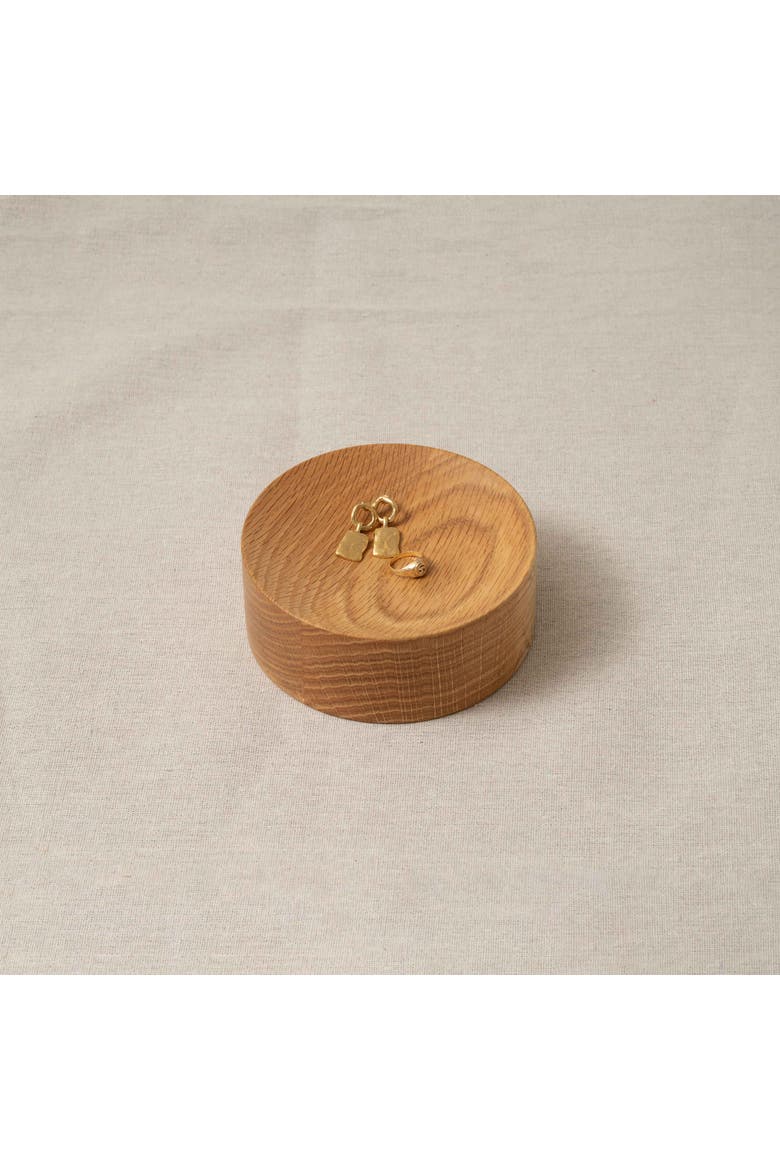 Small Catchall Dish, Alternate, color, Oak