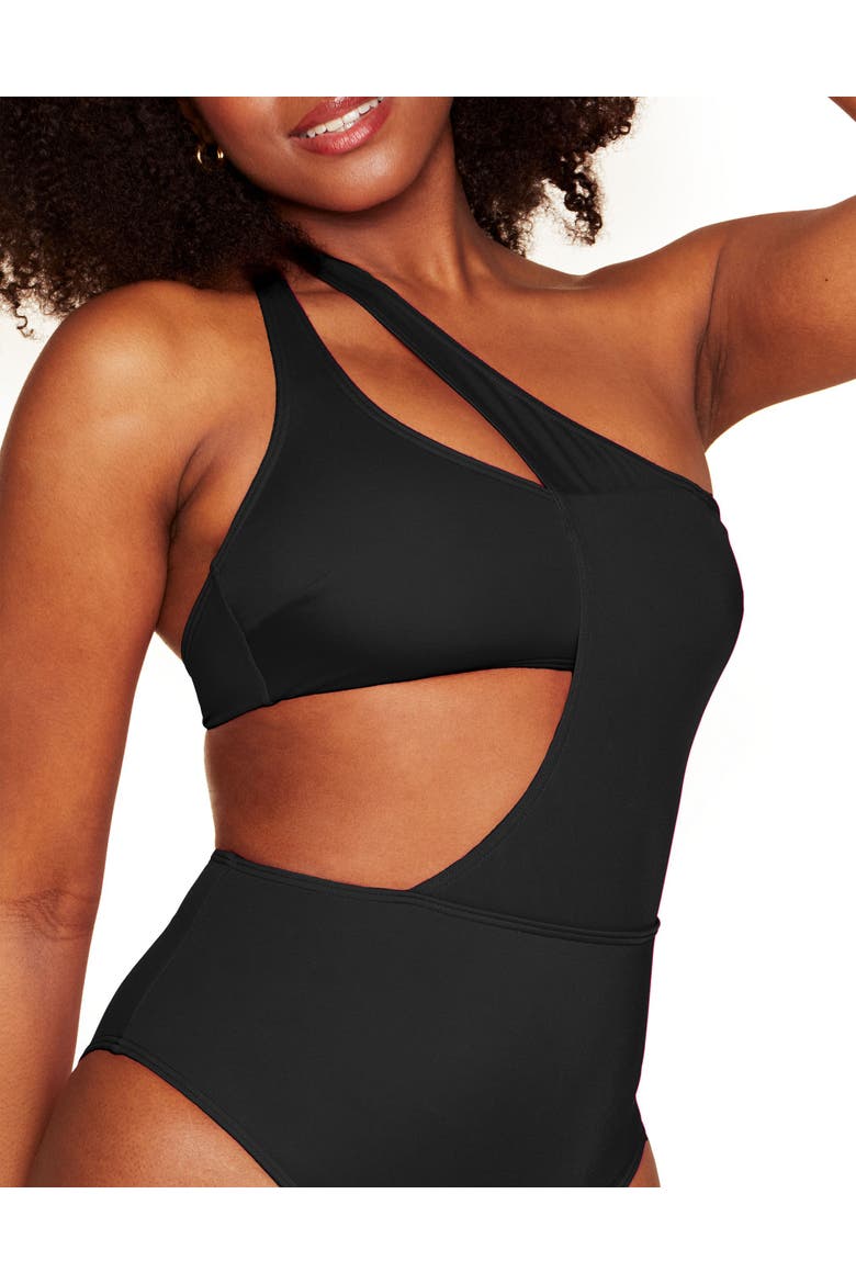 Alaine Swimwear One-Piece, Alternate, color, Black