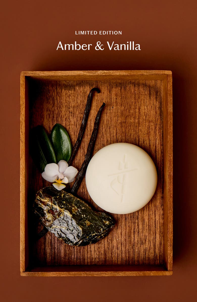 Kate McLeod Amber & Vanilla Body Stone - Moisturizing Lotion Bar, Alternate, color, 