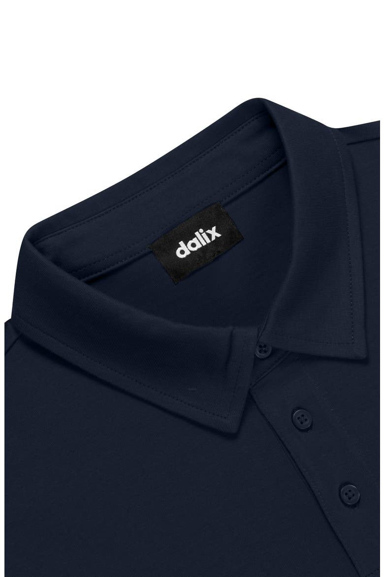 Ghost Midweight Short Sleeve Polo Shirt, Alternate, color, Navy