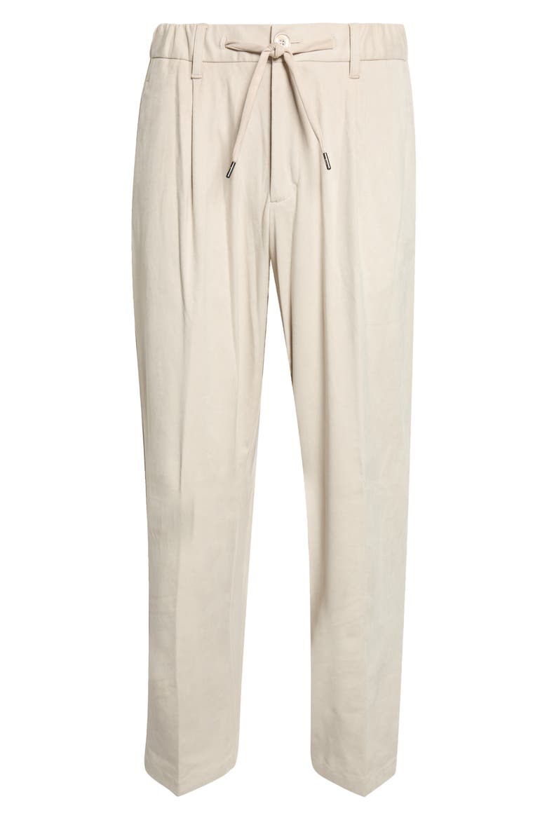 Suede Effect Pants, Main, color, 1310 CHAMPAGNE