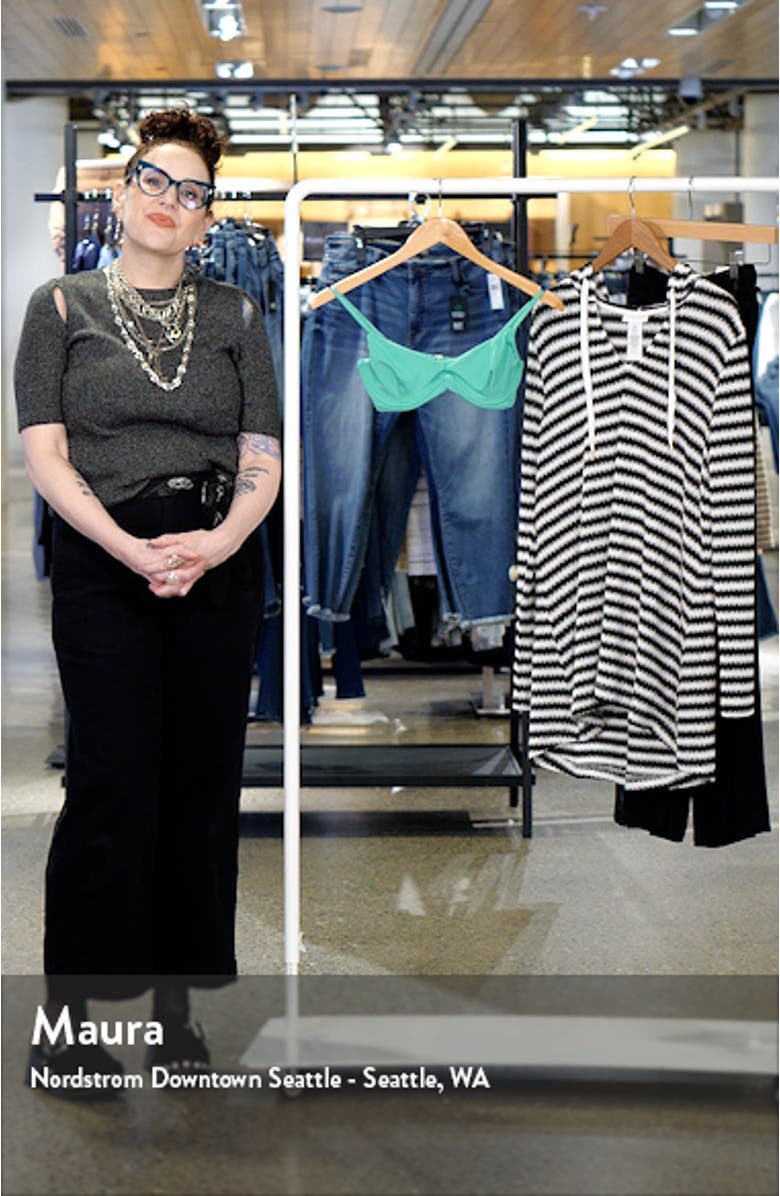 Sol Searcher Kenzley Underwire Stretch Recycled Polyester Blend Bikini Top, sales video thumbnail