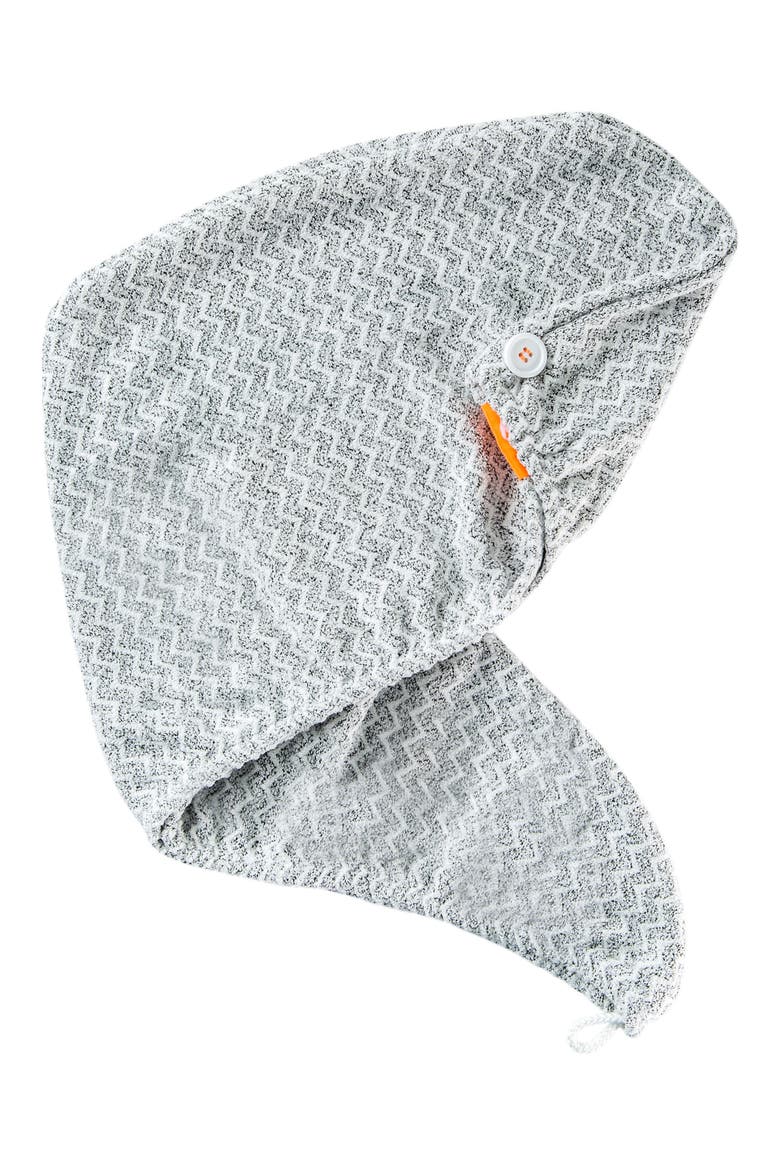 Rapid Dry Lisse Hair Wrap Towel, Main, color, CHEVRON