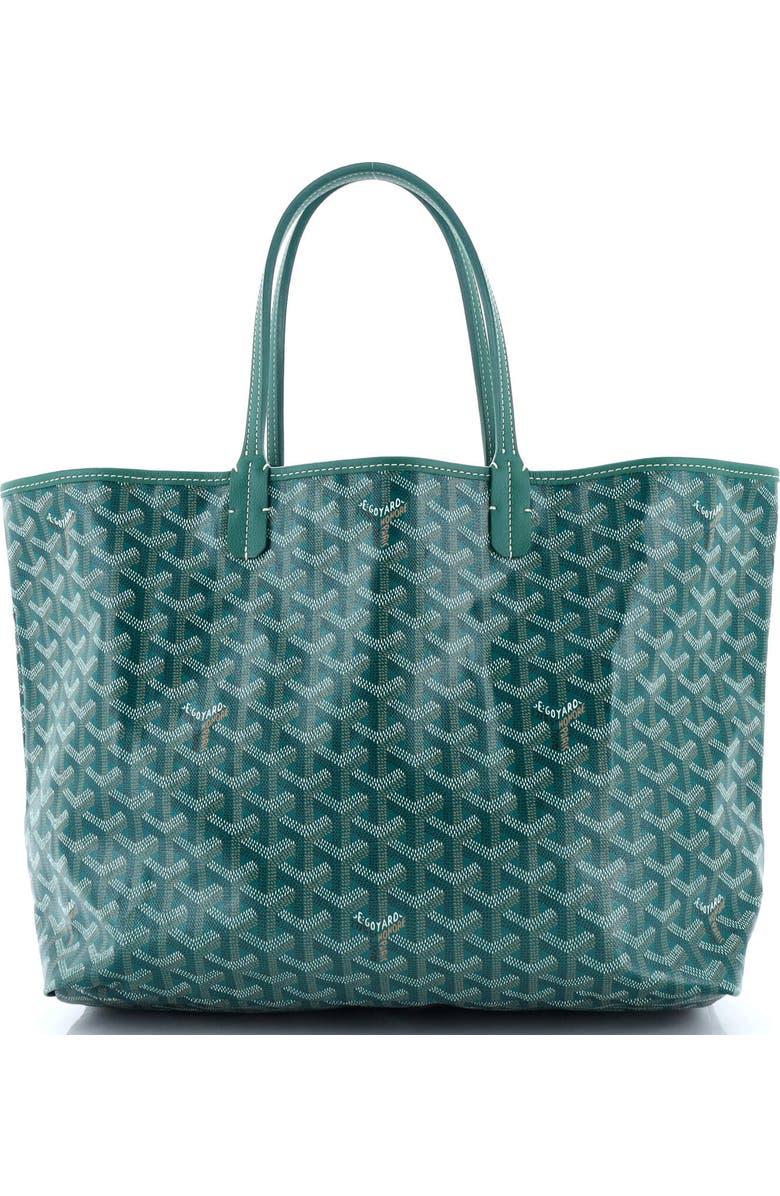 Pre-Owned Goyard Saint Louis Tote Coated Canvas PM, Main, color, Green