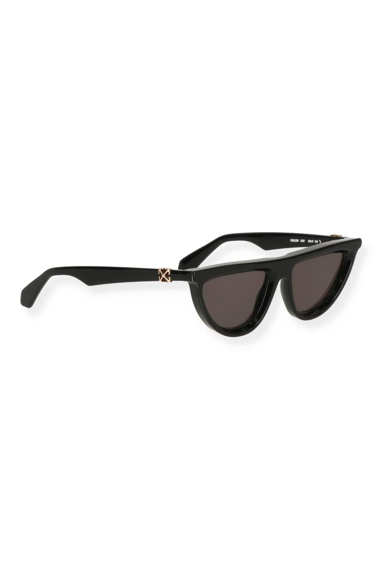 Jasper 53mm Cat Eye Sunglasses, Alternate, color, BLACK DARK GREY