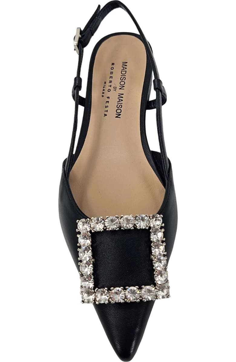 Madison Maison Sling Back Flat, Alternate, color, Black