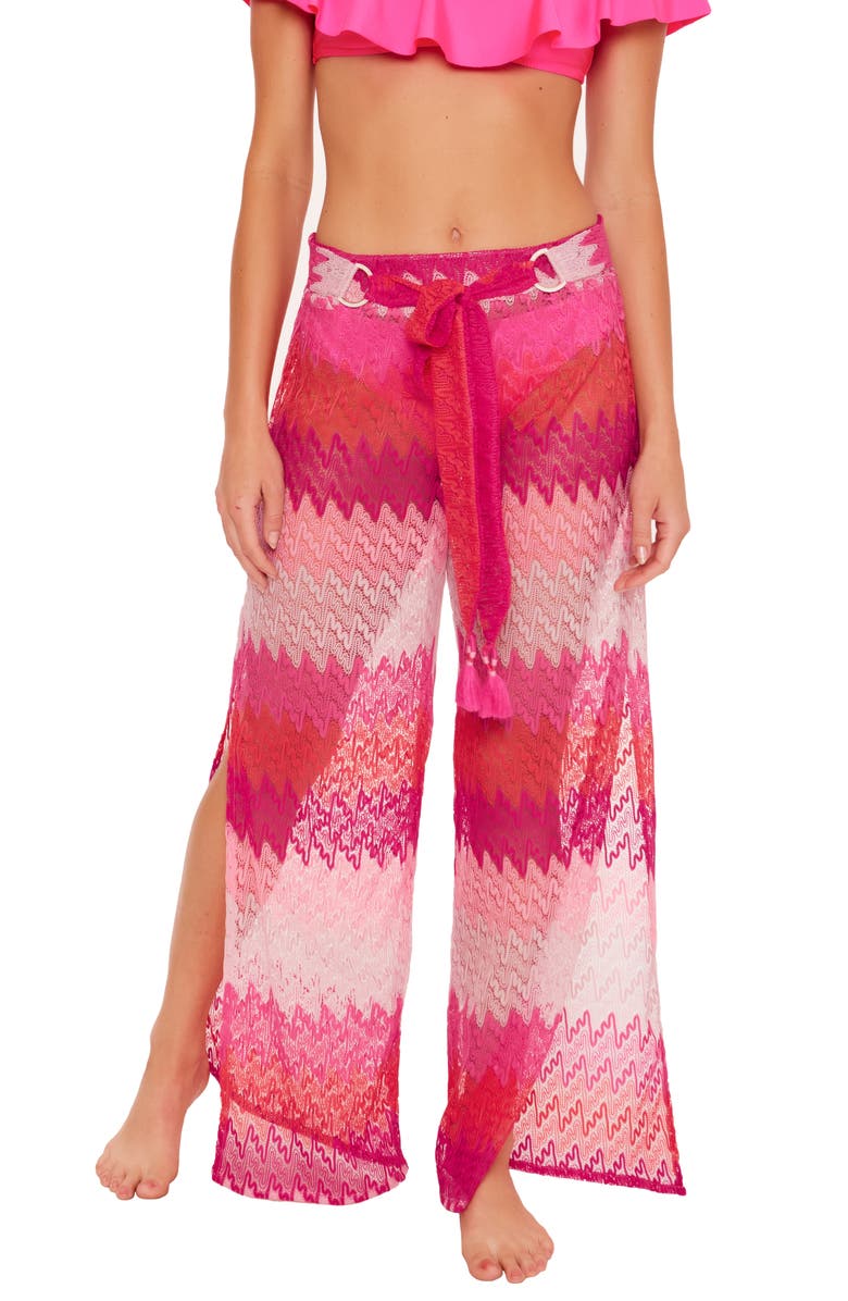 Trina Turk Cascade Cover-Up Pants, Main, color, 
