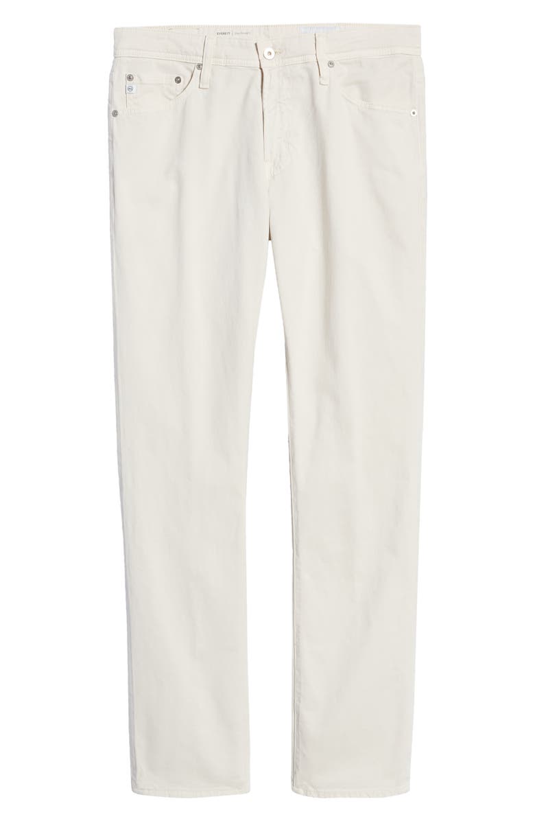 AG Everett Stretch Sateen Slim Straight Pants, Alternate, color, 