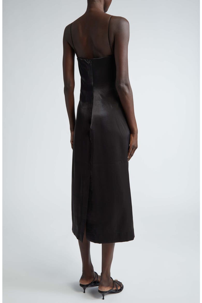 La Robe Carino Bustier Dress, Alternate, color, BLACK