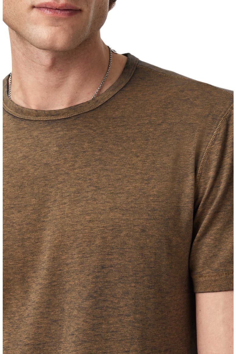 Bale Burnout Crewneck T-Shirt, Alternate, color, BROWN SUGAR