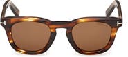TOM FORD 48mm Square Sunglasses