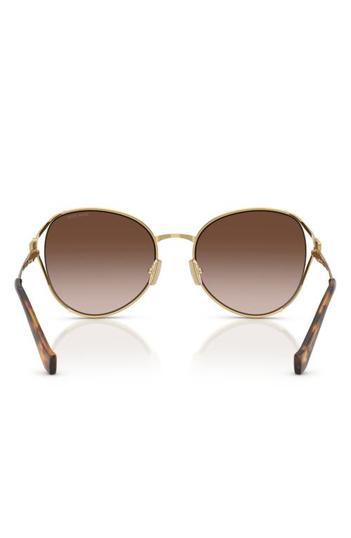 Miu Miu 58mm Gradient Phantos Sunglasses In Brown