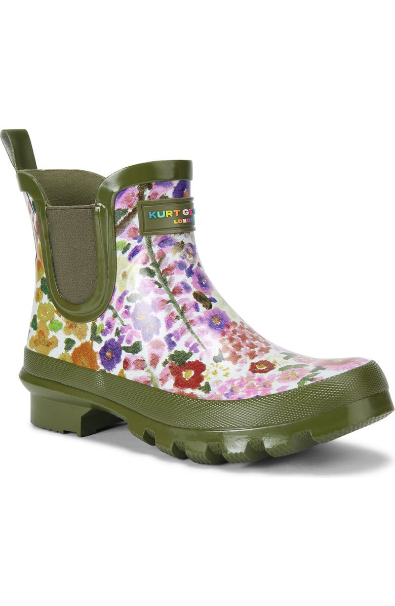 Kurt Geiger London Floral Couture Sleet Chelsea Rain Boot, Main, color,