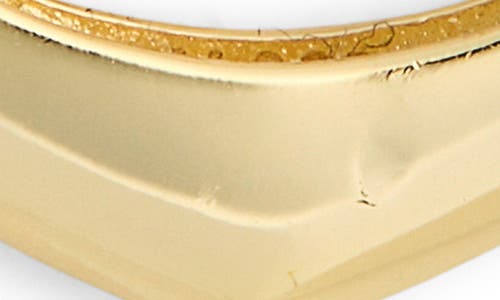 Argento Vivo Sterling Silver Huggie Hoop Earrings In Gold