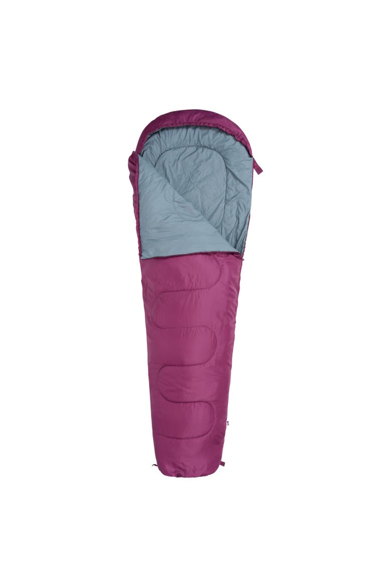 Gender Inclusive Basecamp 250 Summer Mummy Sleeping Bag, Alternate, color, Berry