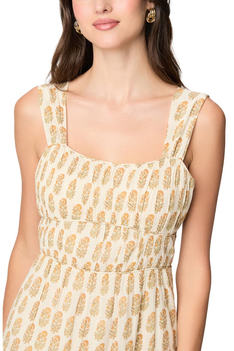 Kinney Tiered Cotton Midi Dress, Alternate, color, BONE MULTI
