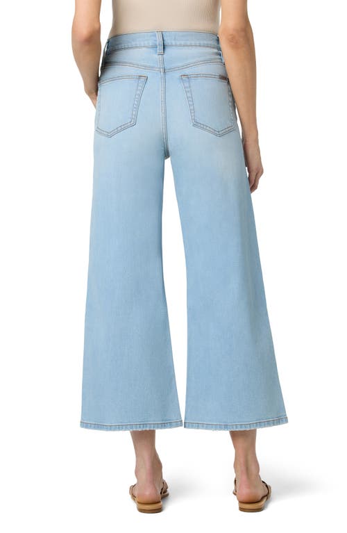Joe's High Waist Crop Wide Leg Jeans In Blue
