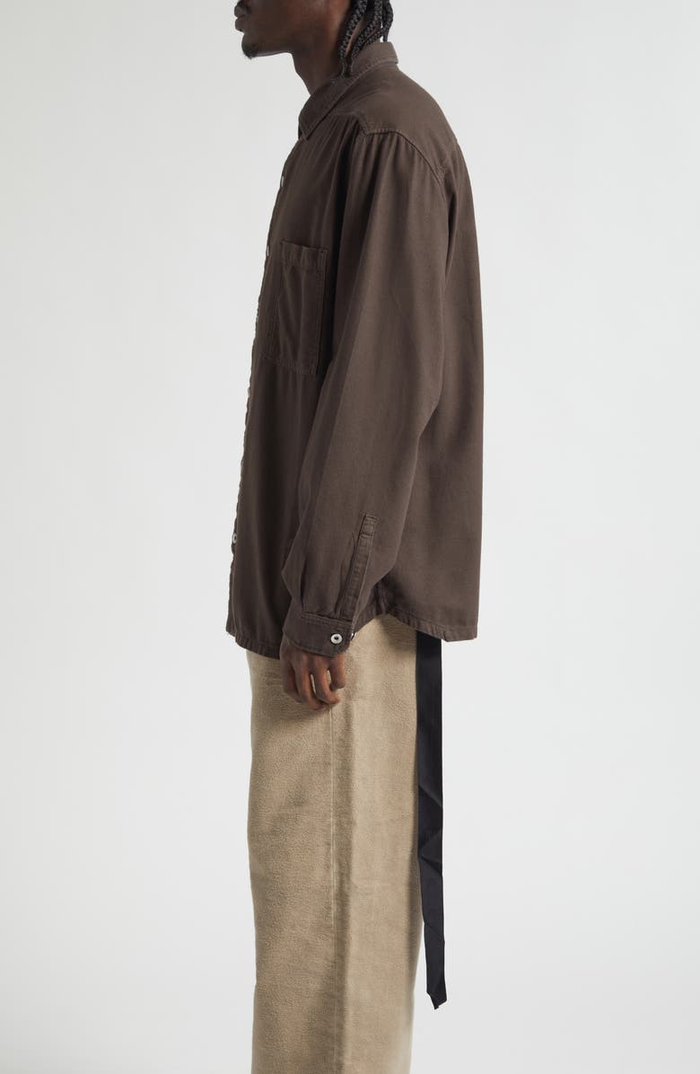Rick Owens DRKSHDW Darkshadow Jumbo Overshirt, Alternate, color, Dark Dust