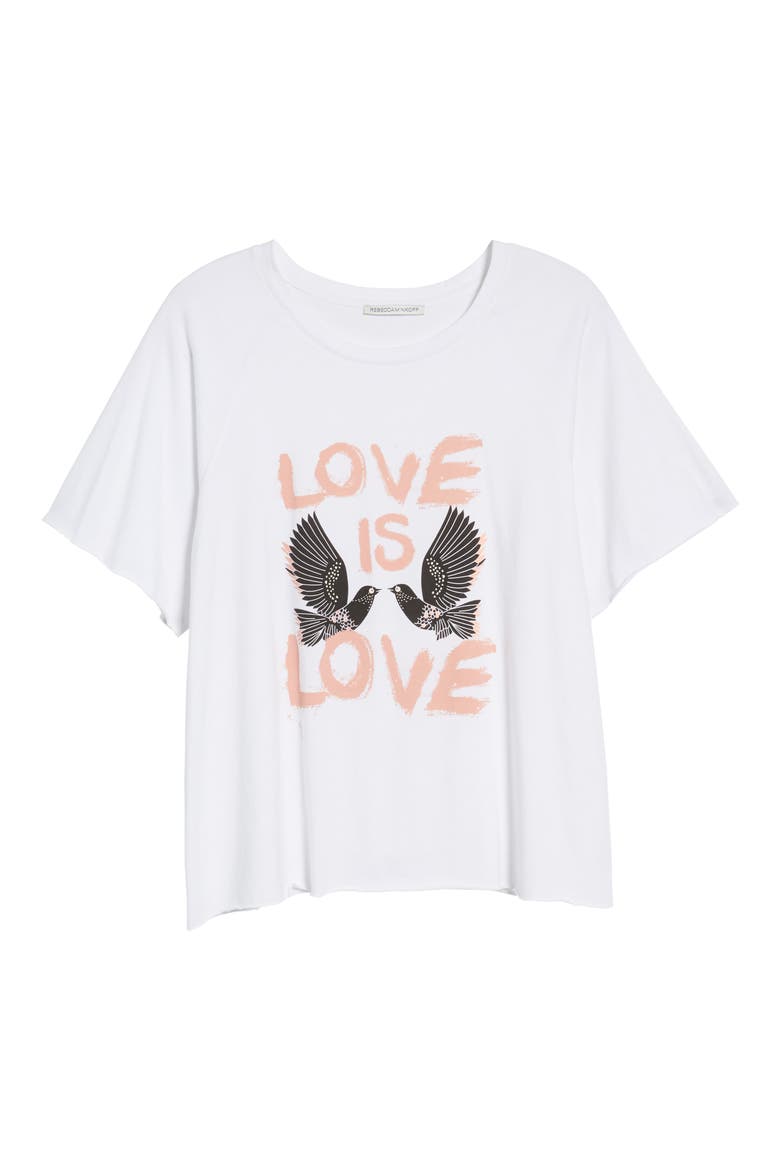 Love Birds Lombardo Tee, Alternate, color, WHITE/ MULTI