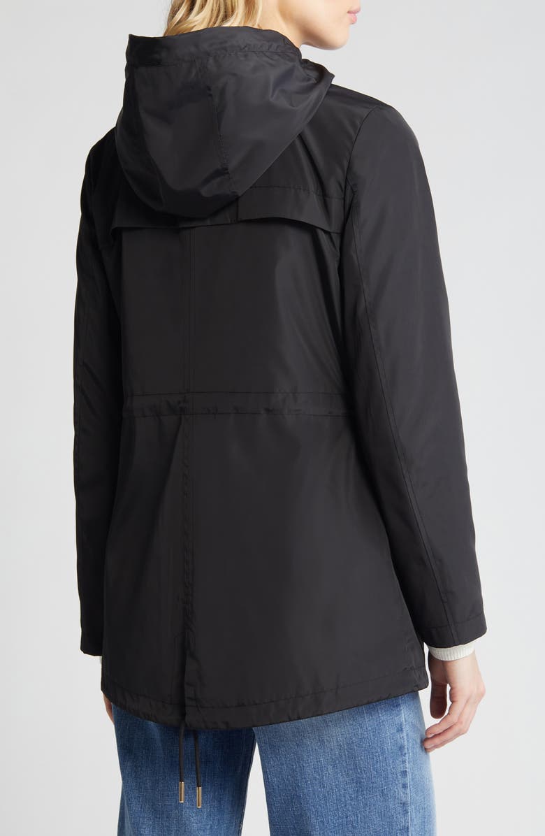Michael Kors Hooded Jacket, Alternate, color, Black
