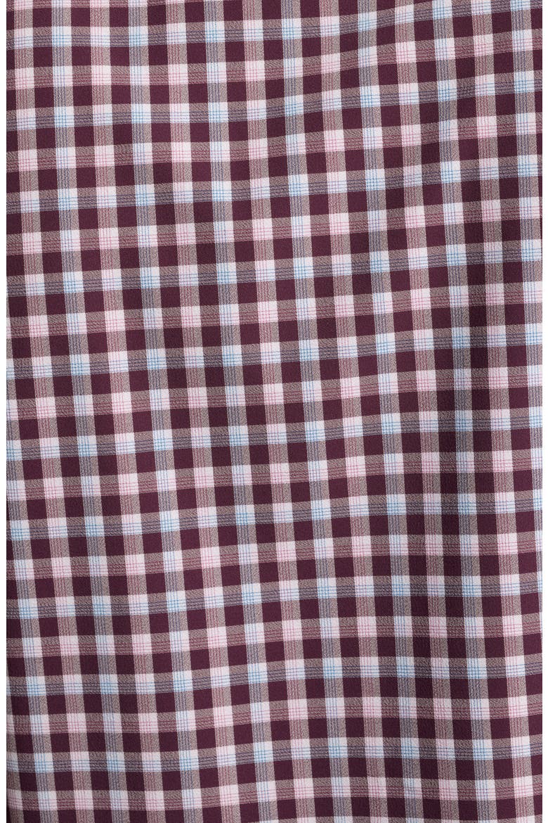 Leeward Stretch Button-Up Shirt, Alternate, color, WINE TODOS PLAID