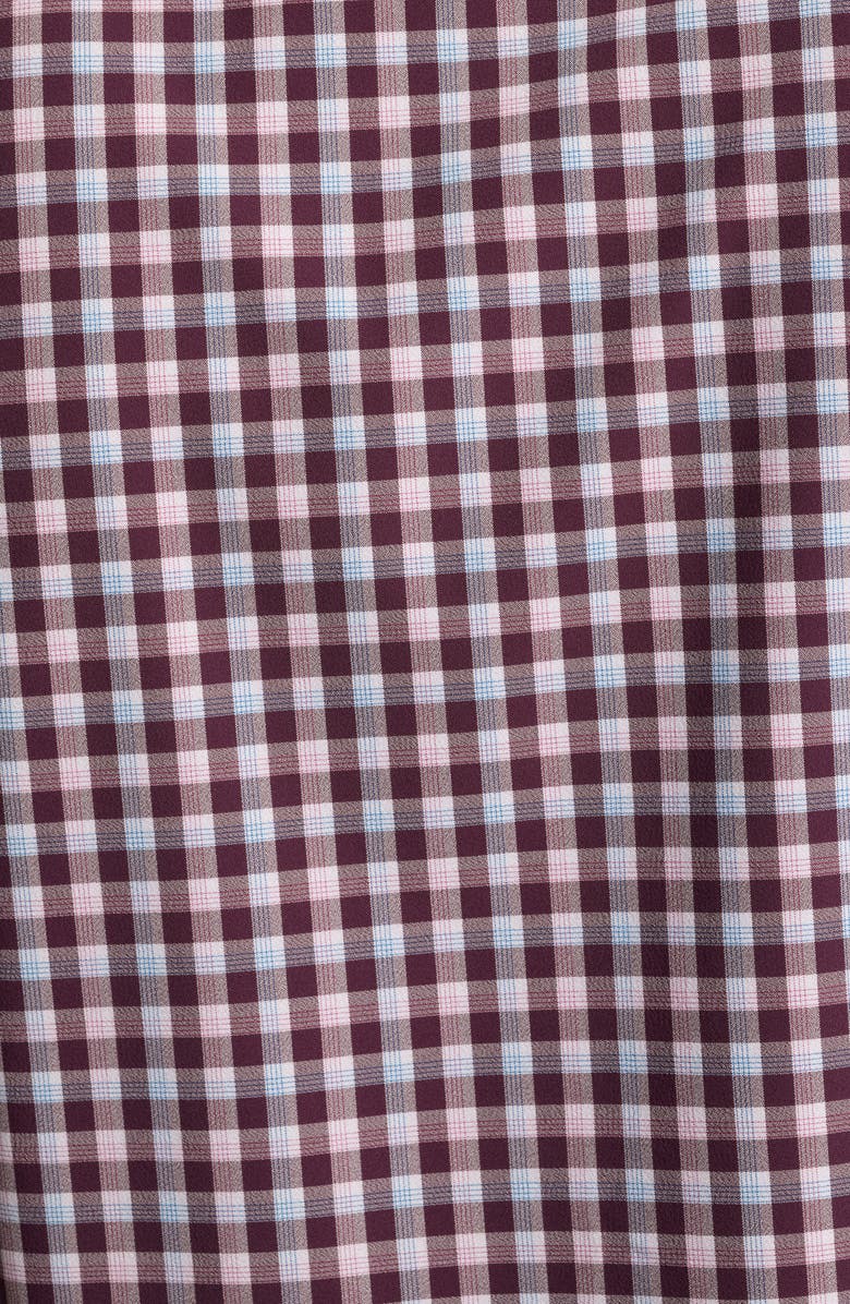 Mizzen+Main Leeward Stretch Button-Up Shirt, Alternate, color, Wine Todos Plaid