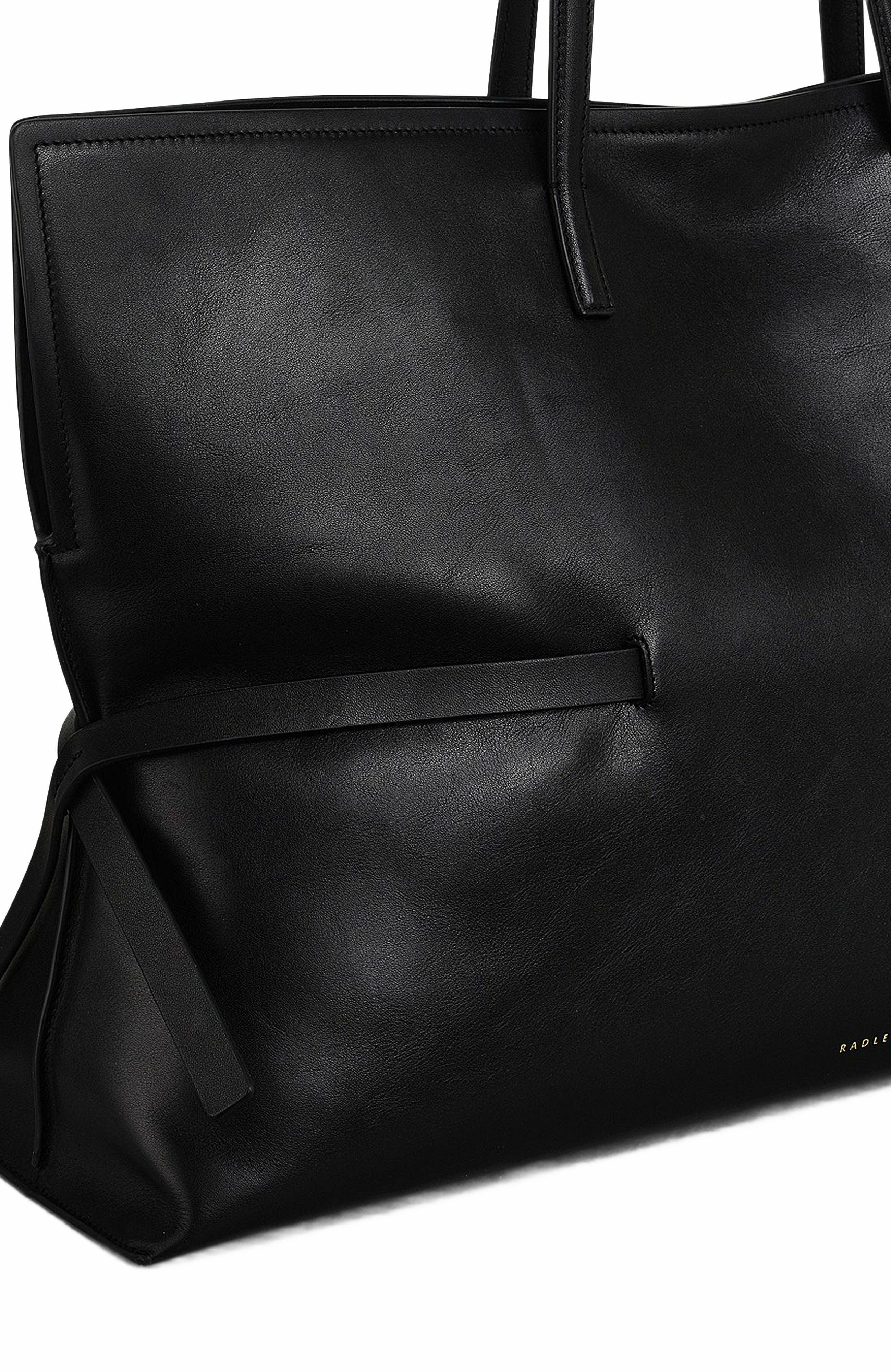 Radley Fleet Street Large Open Top Shoulder Bag, Alternate, color, Black