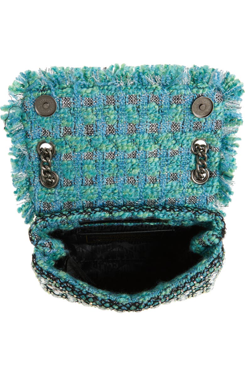 Kurt Geiger London Mini Kensington Tweed Convertible Crossbody Bag, Alternate, color,