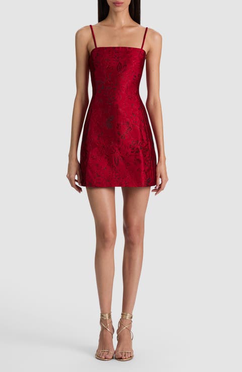 Velia Jacquard Minidress