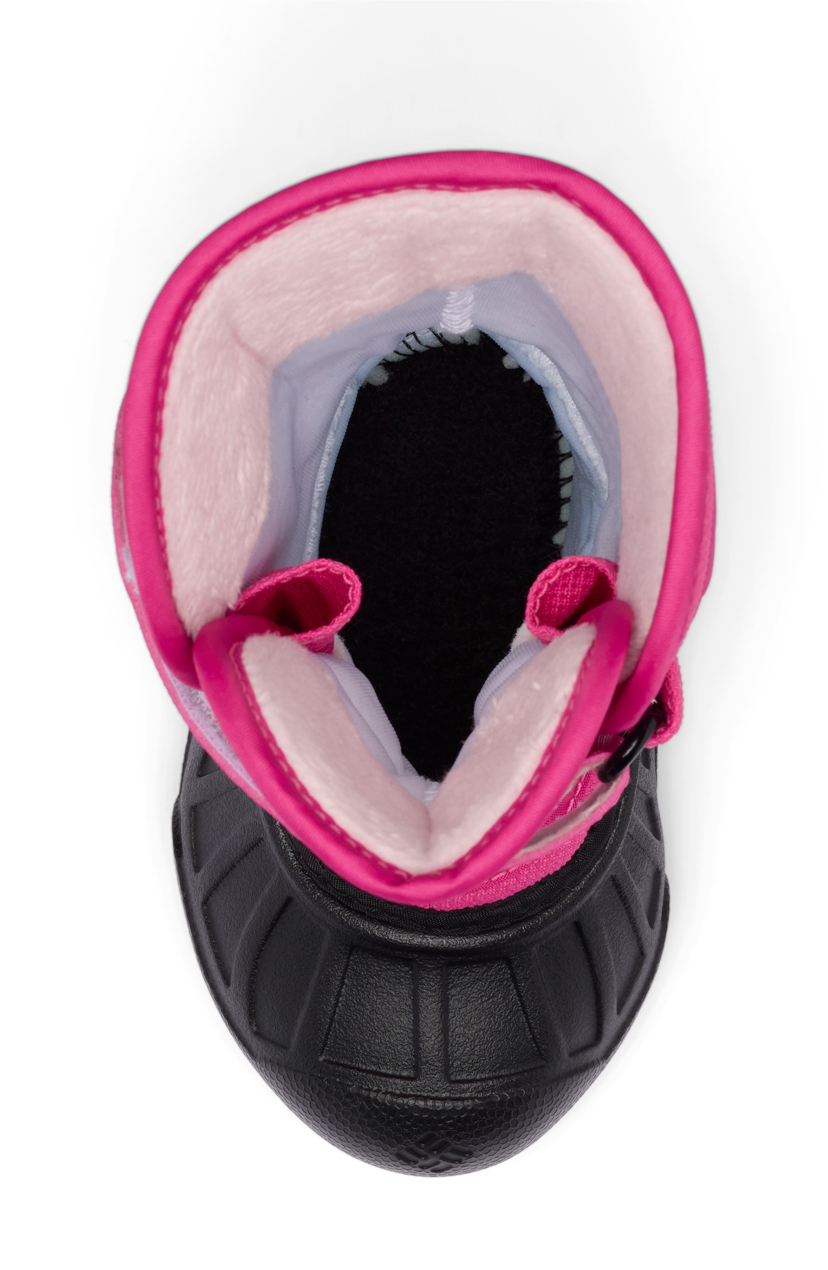 Columbia Kids' Powderbug Snowlite Waterproof Snow Boot, Alternate, color, Pink Ice/ Satin Pink