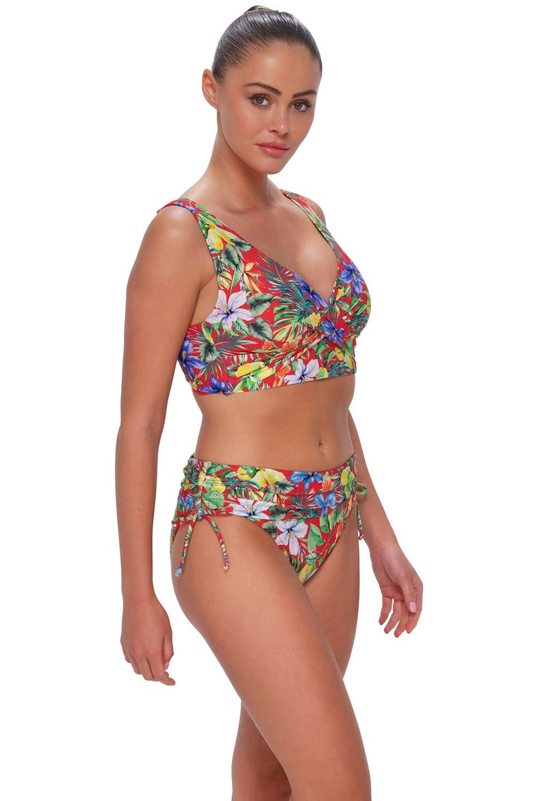 Elsie Bikini Swimsuit Top - DD Cup, Alternate, color, Geranium
