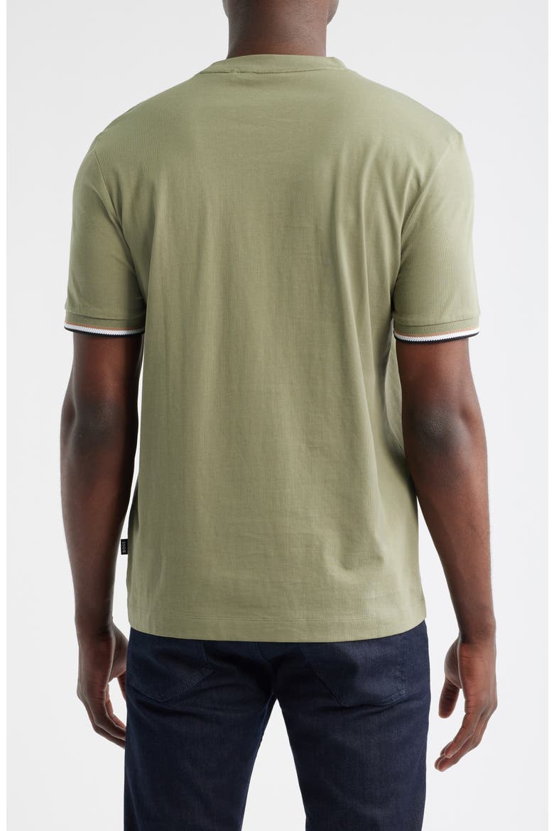 Thompson Cotton T-Shirt, Alternate, color, MEDIUM GREEN
