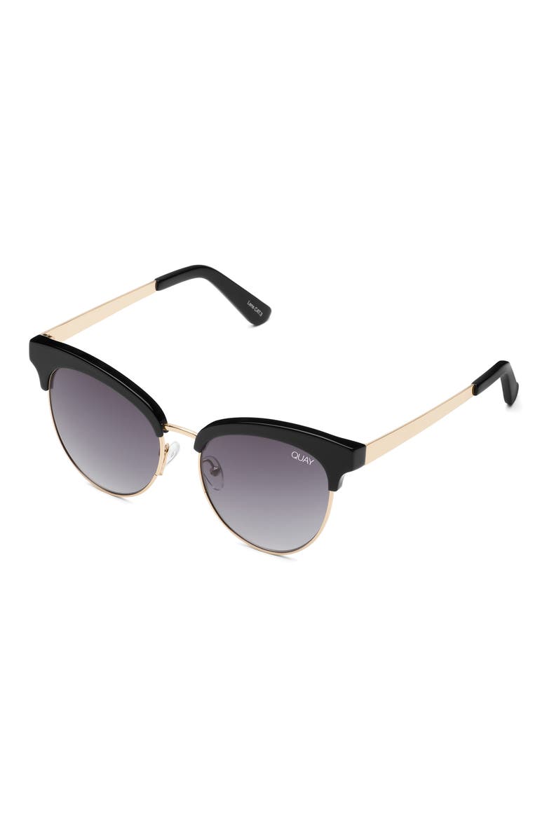 Australia Cherry 56mm Sunglasses, Alternate, color, BLACK / SMOKE