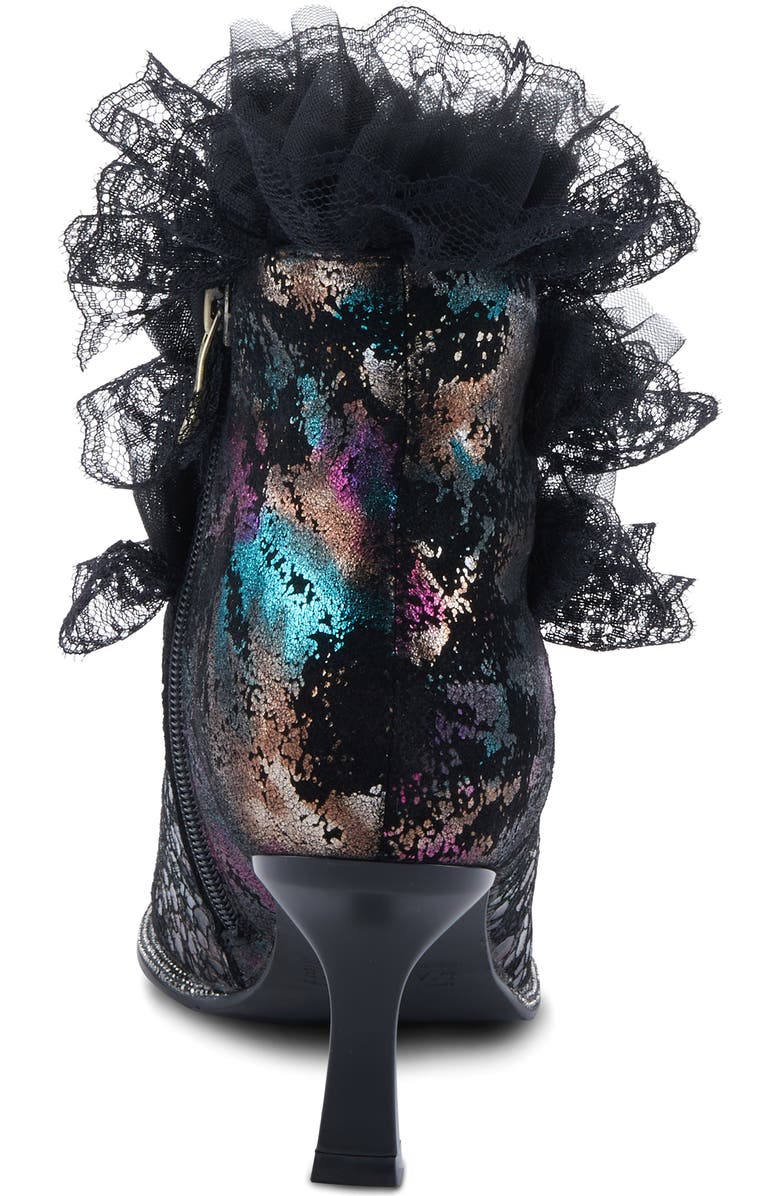 L'Artiste by Spring Step Lacenshine Pointed Toe Bootie, Alternate, color,