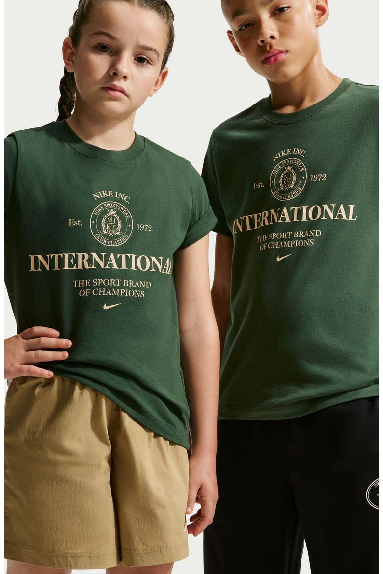 Kids' Sportswear International Graphic Tee, Alternate, color, FIR