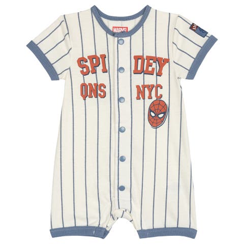 Spider-Man Baseball One Piece Romper