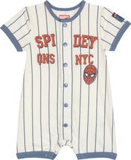 Marvel Spider-Man Baseball One Piece Romper