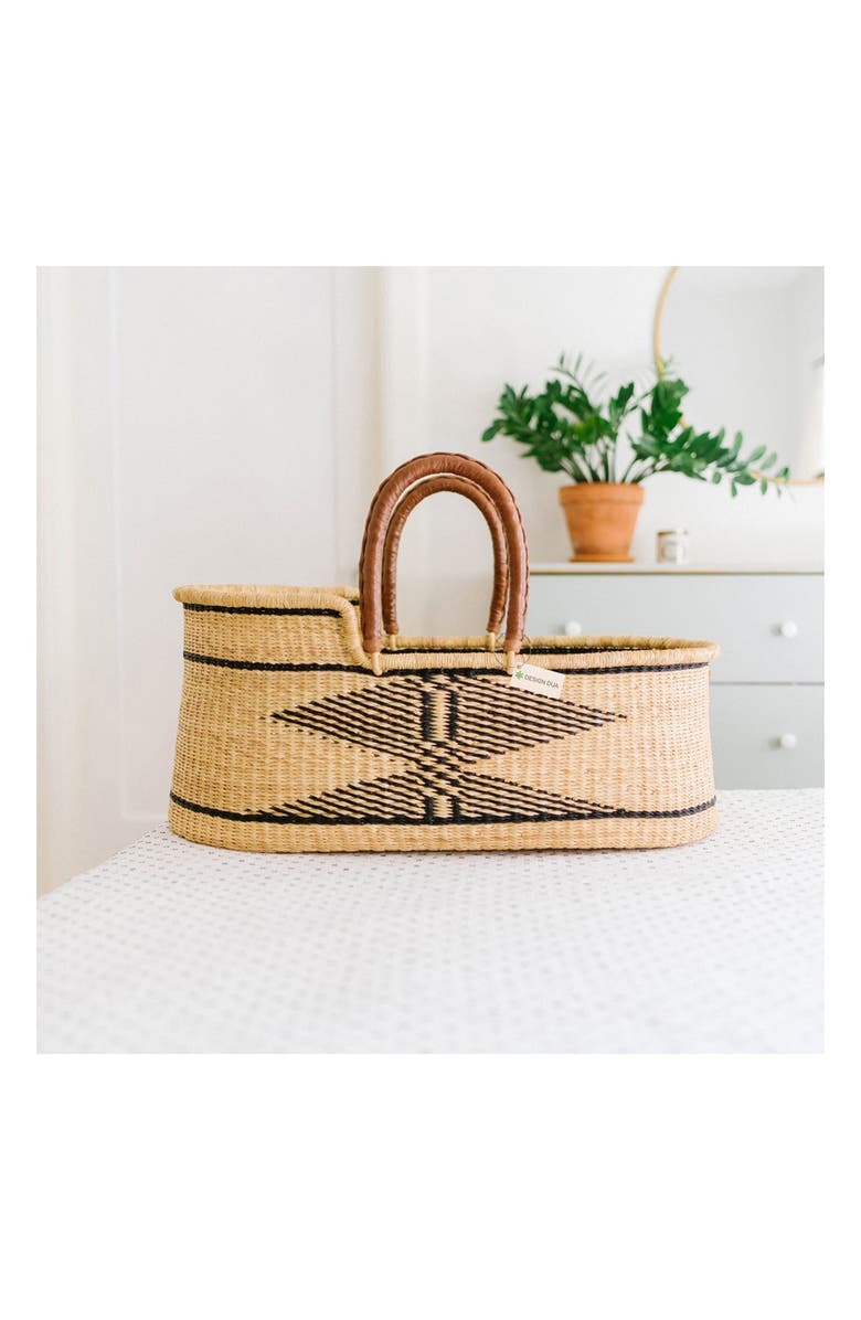 Design Dua Bilia Bassinet, Alternate, color, Natural & Black