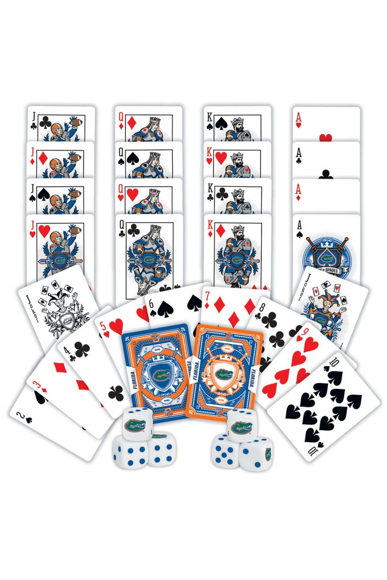 Florida Gators Playing Cards & Dice, Alternate, color, Multicolor