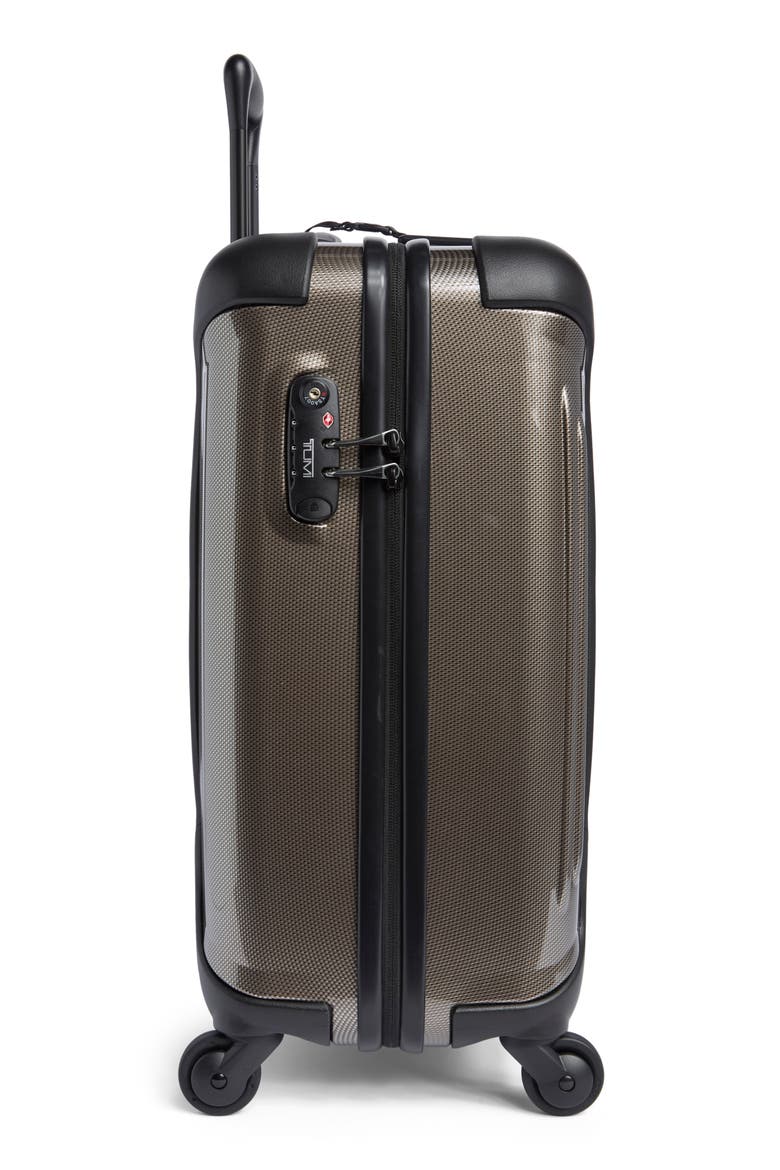 Continental Carry-On Hardside Suitcase, Alternate, color, FOSSIL