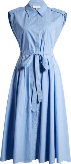 MELLODAY Belted Midi Shirtdress