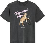 SANTO STUDIO Bully Hugs Graphic T-Shirt