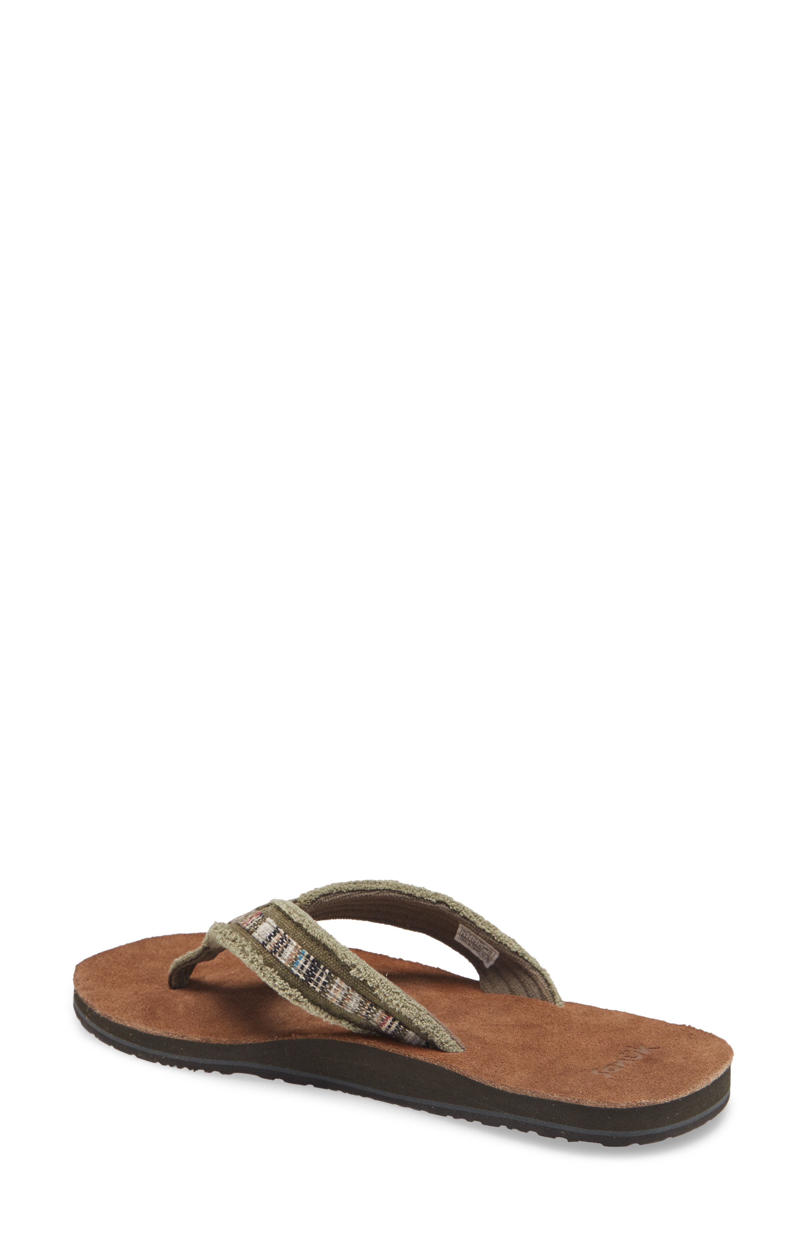 Sanuk Fraid So Flip Flop, Alternate, color, 