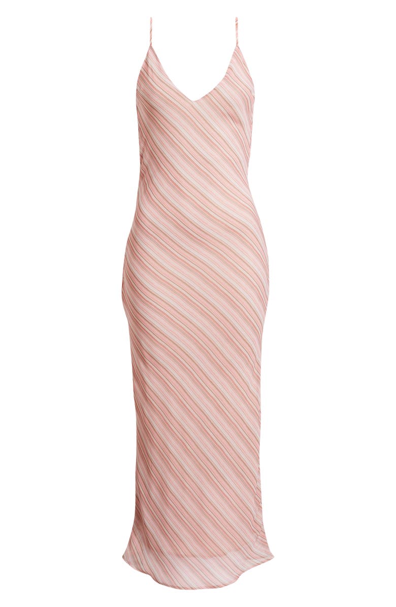 Bella Venice The Jordan Stripe Maxi Slipdress, Alternate, color, Pink Stripe