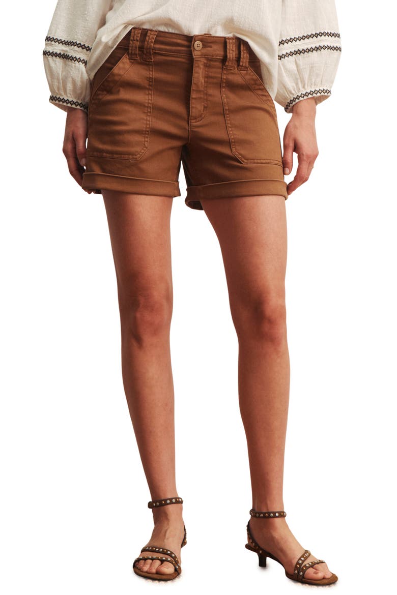 Wander On Denim Shorts, Main, color, TOASTED COCONUT BROWN