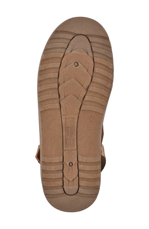 White Mountain Footwear Icebound Slingback Clog In Brown