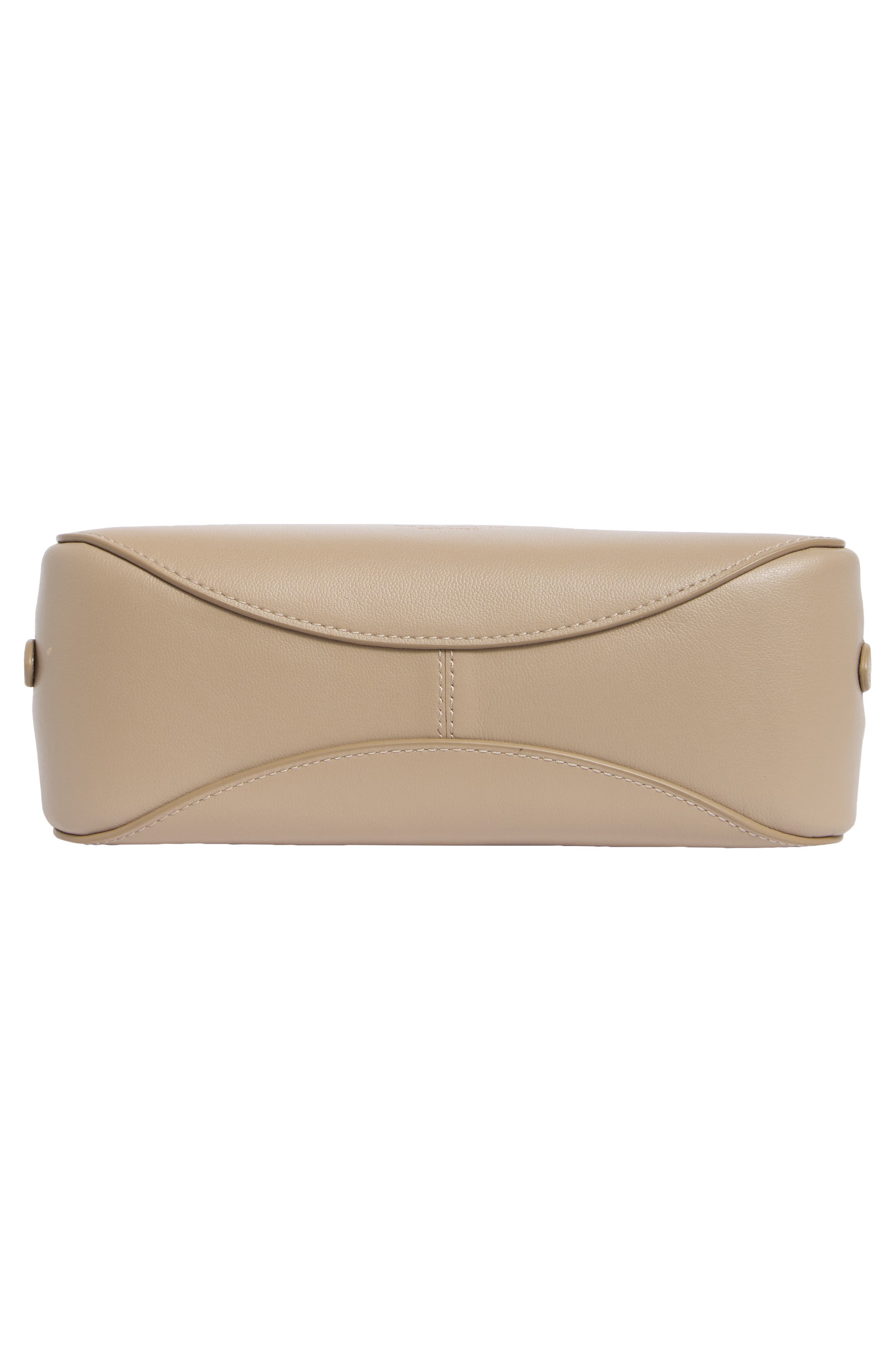 mini grace fine grain leather top handle bag, Alternate, color, TIMELESS TAUPE